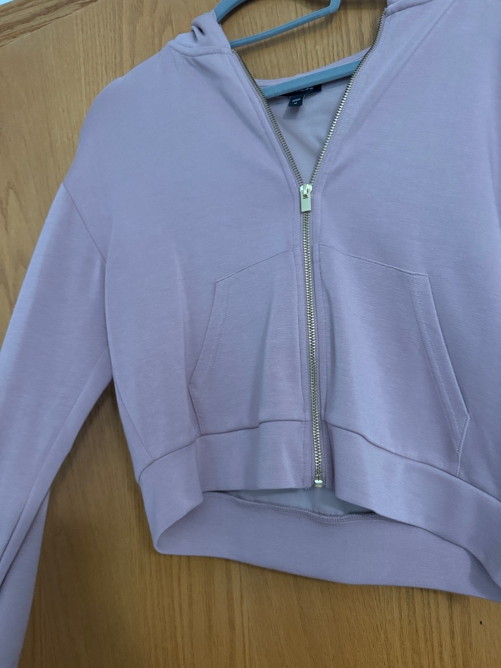 Women's Mauve Zip Hoodie - Express - Picture 2 of 6